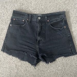 High rise mom shorts
